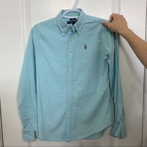 Ralph Lauren blue slim fit shirt